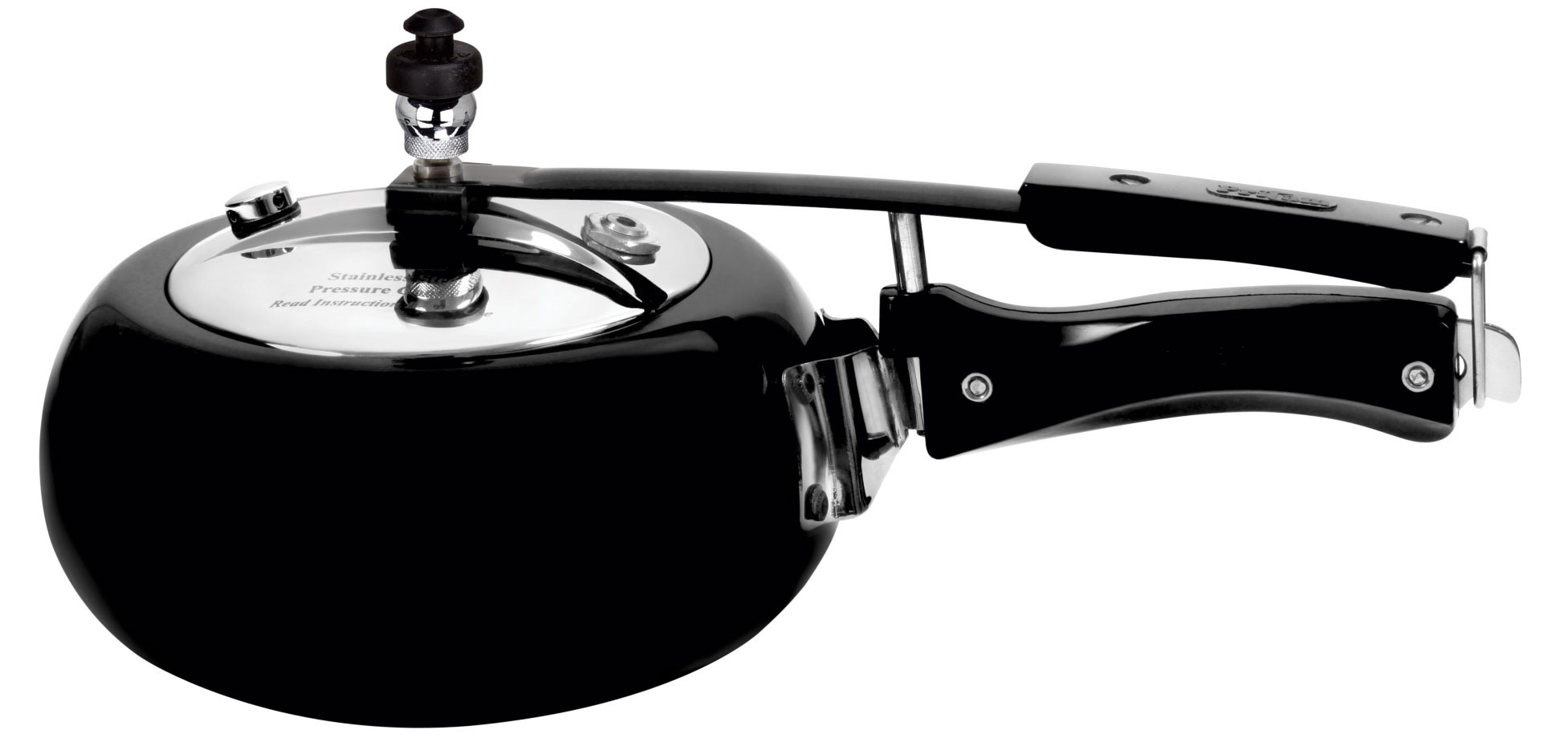 Hard Anodised Ind Comp Inner Lid Pressure Cooker 02 Ltrs - Alura