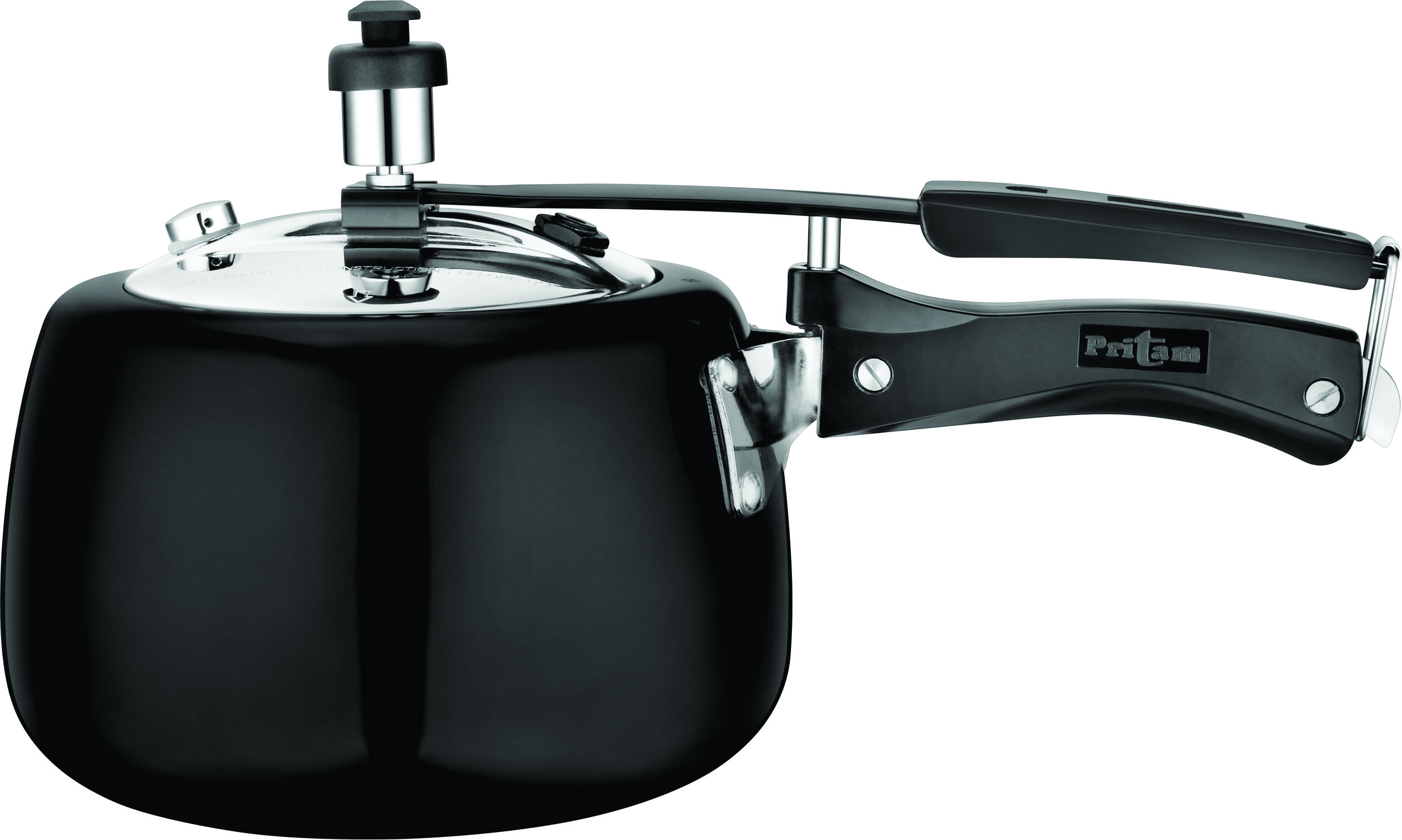 Hard Anodised Ind Comp Inner Lid Pressure Cooker 03 Ltrs - Aspire