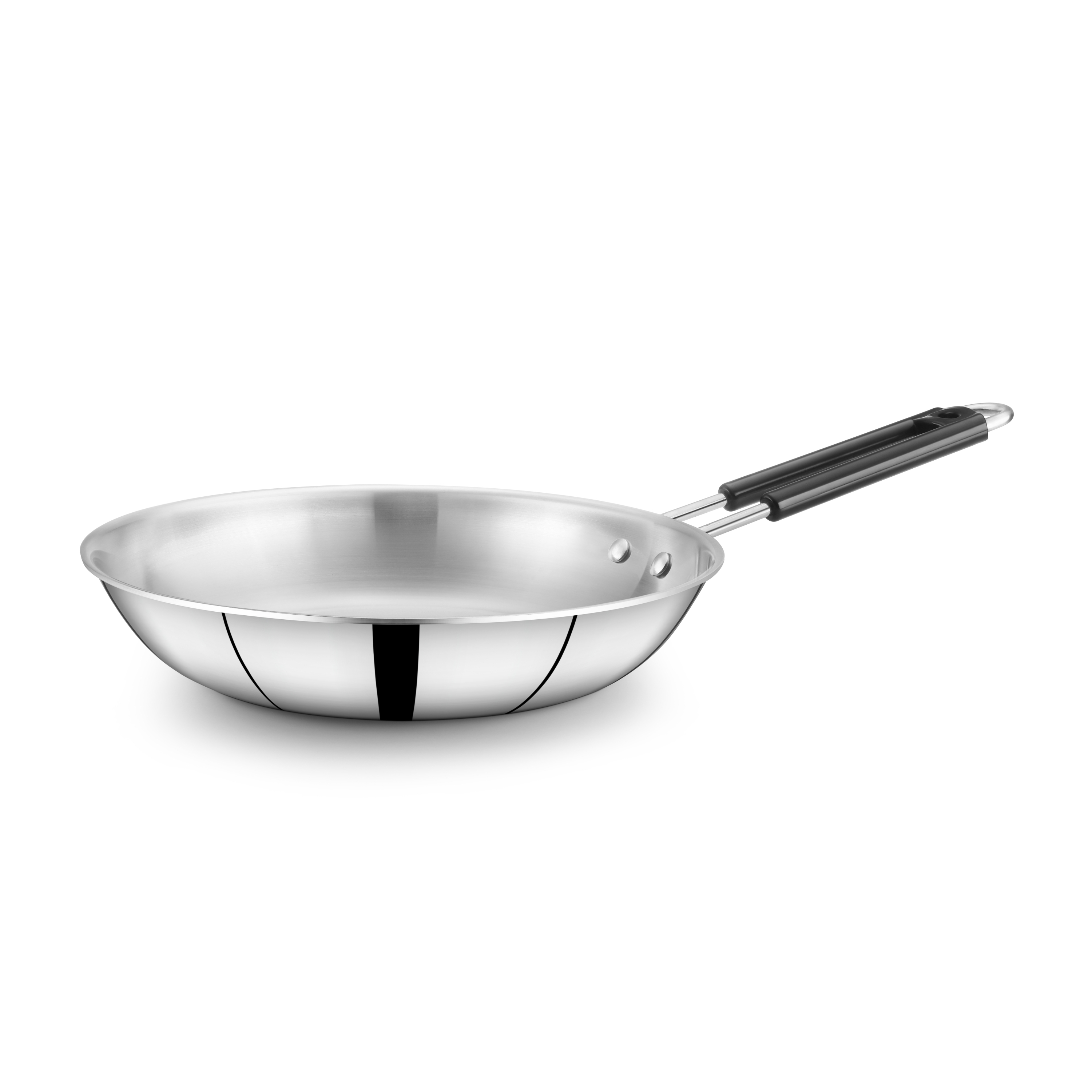 Stainless Steel Tri Ply Fry Pan 24 Cm - Lyra