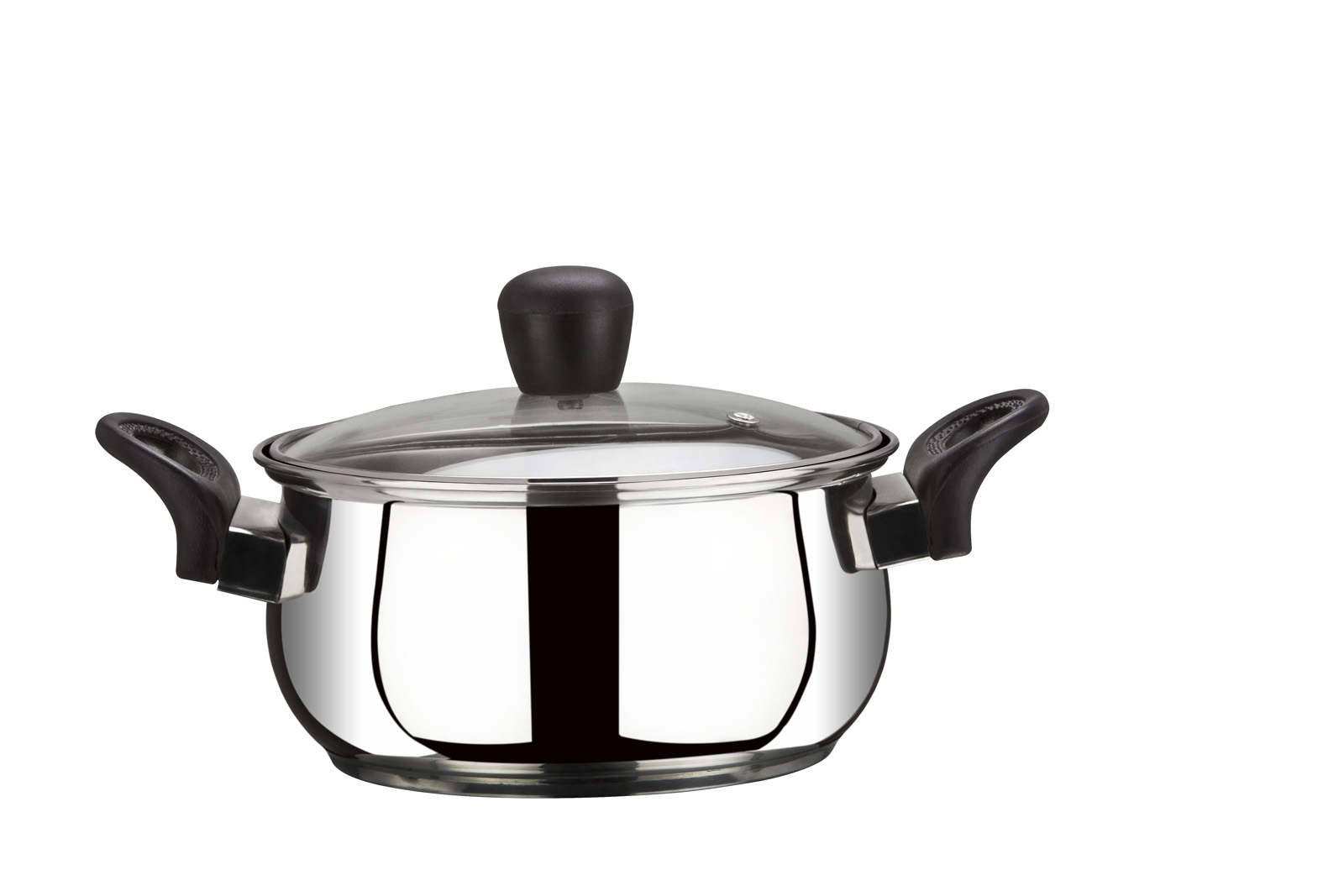Stainless Steel Cook N Serve With Glass Lid 16 Cm - 1.250 Ltrs