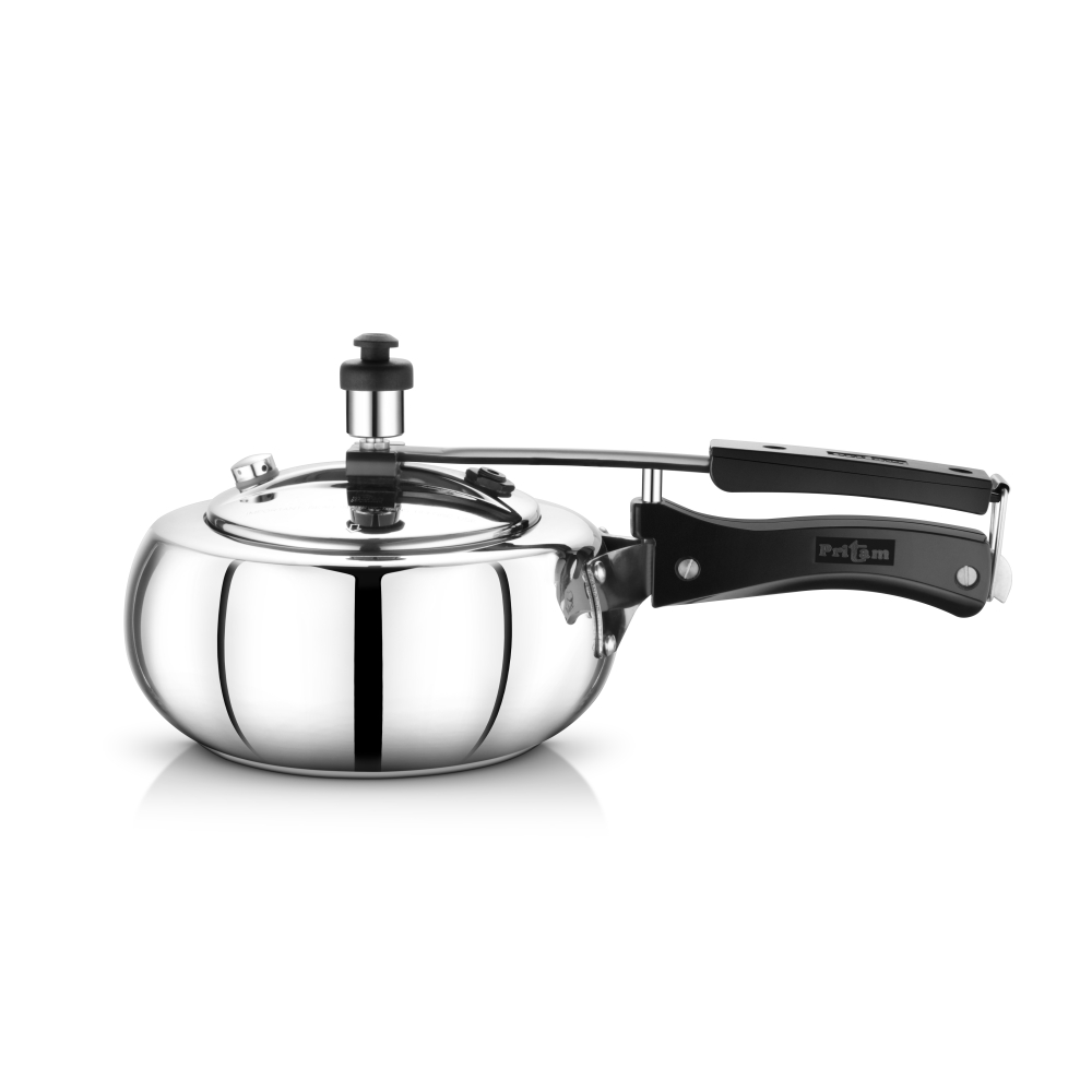 Stainless Steel Tri Ply Inner Lid Pressure Cooker 03 Ltrs - Aspire