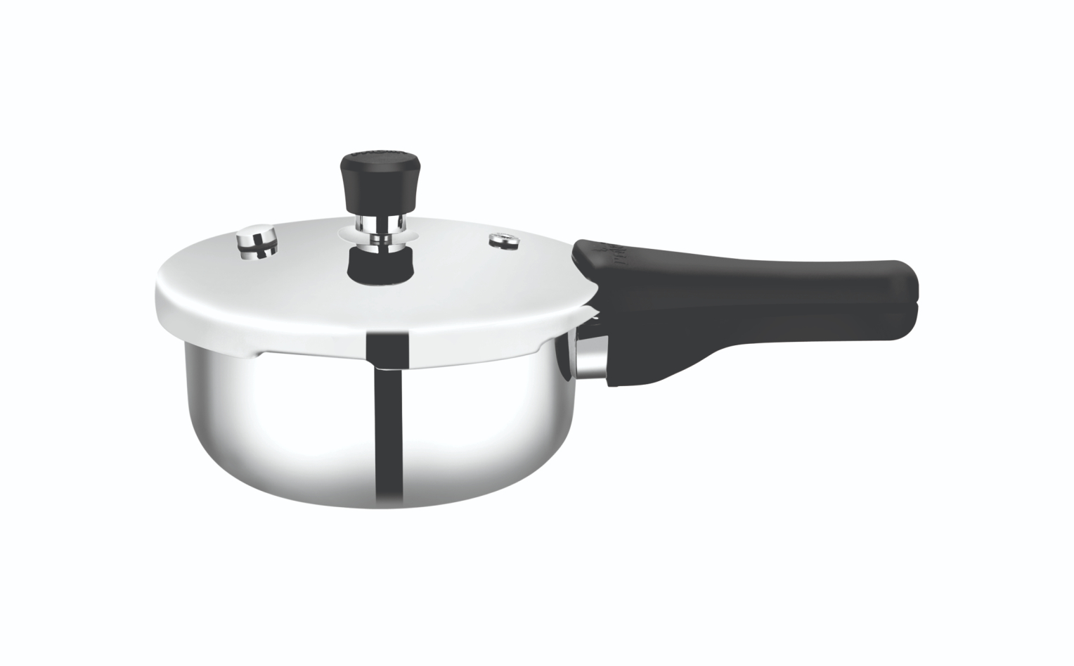 Stainless Steel Tri Ply Outer Lid Pressure Cooker 02 Ltrs - Alpha