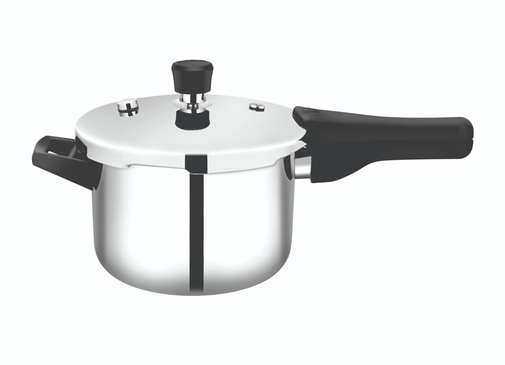 Stainless Steel Tri Ply Outer Lid Pressure Cooker 05 Ltrs - Alpha