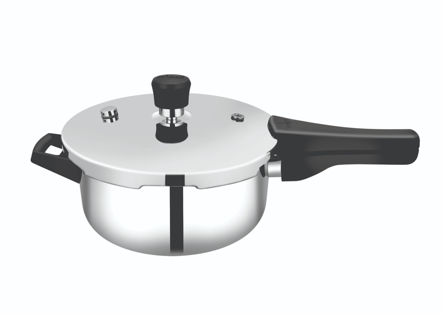 Stainless Steel Tri Ply Outer Lid Pressure Cooker 3.5 Ltrs - Alpha